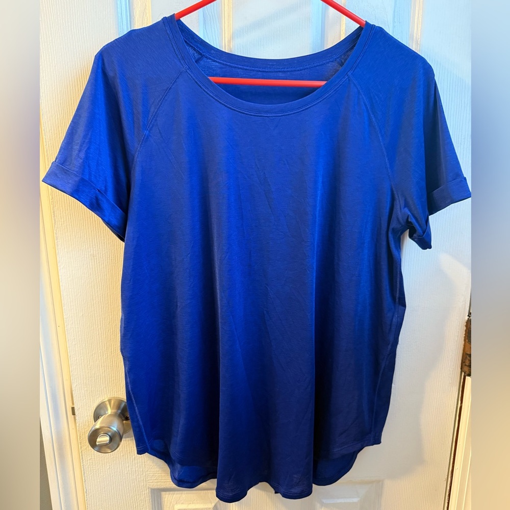 Lululemon Short Sleeve Top with Split Back